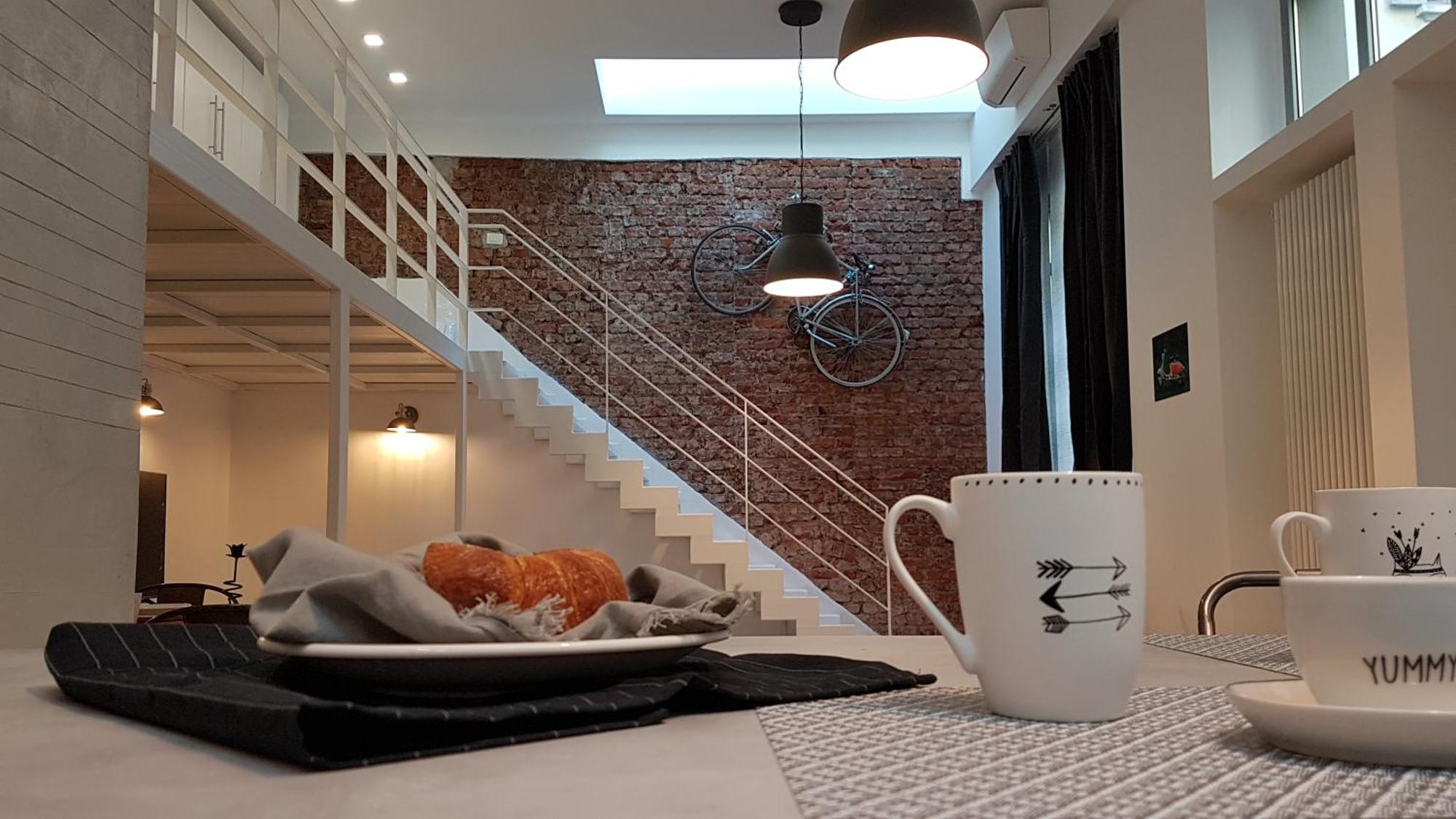Bike-Loft Apartment Милано Екстериор снимка